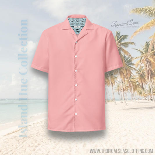 Coral button shirt