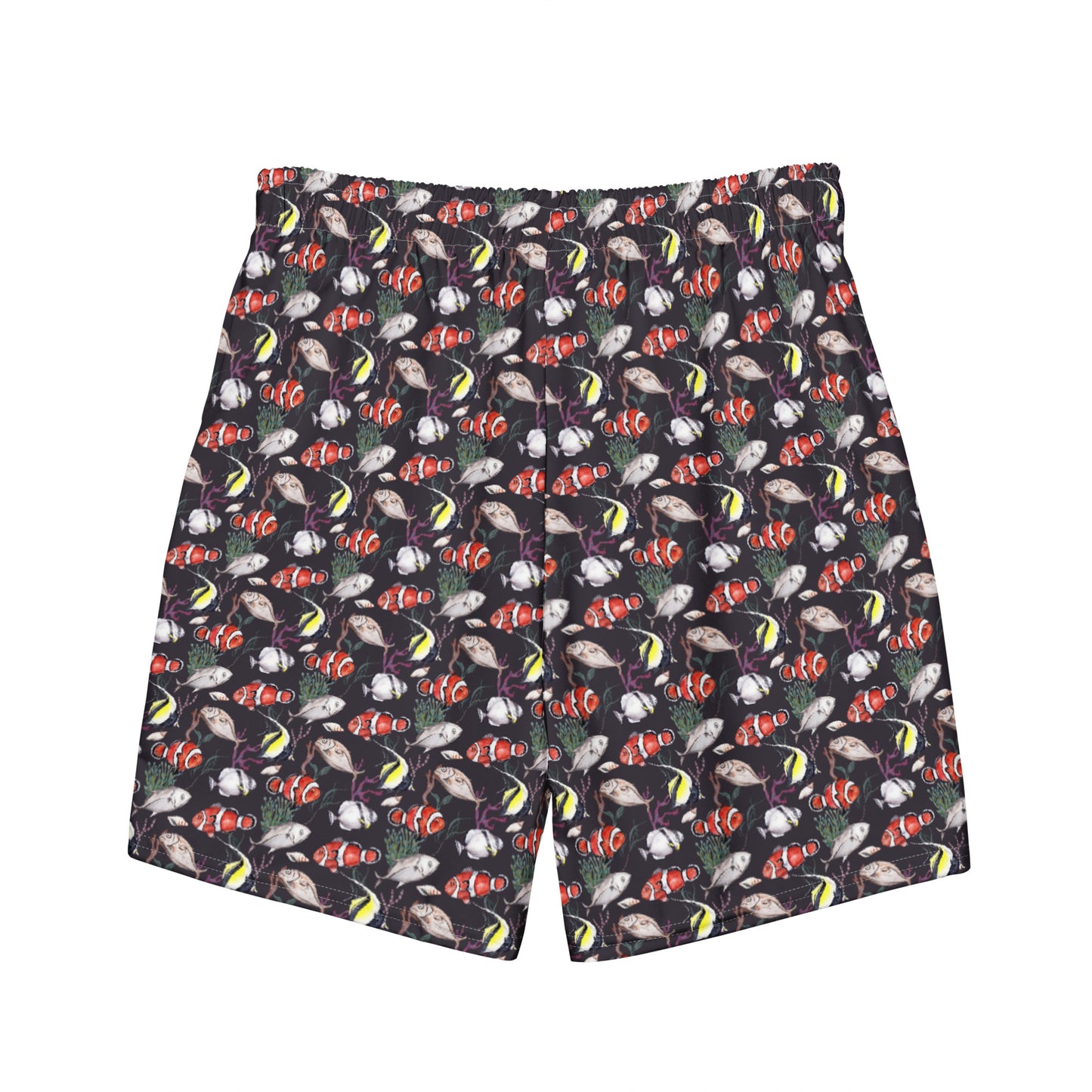 Men's Eco Murky Reef Swim Trunks - Sustainable Swimwear from Tropical Seas Clothing