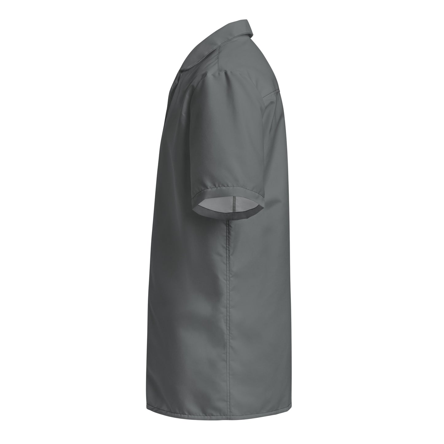 Labelless Shadow Grey Button Down Camp Shirt - Sustainable Casual Beach Shirts from Tropical Seas Clothing