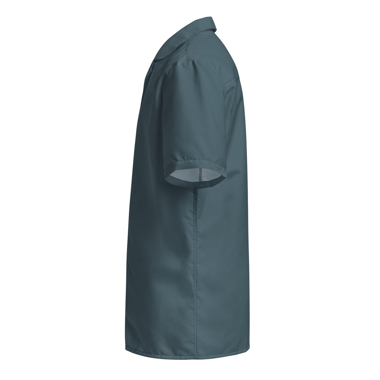 Labelless Stormy Squall Blue Button Down Camp Shirt - Sustainable Casual Beach Shirts from Tropical Seas Clothing