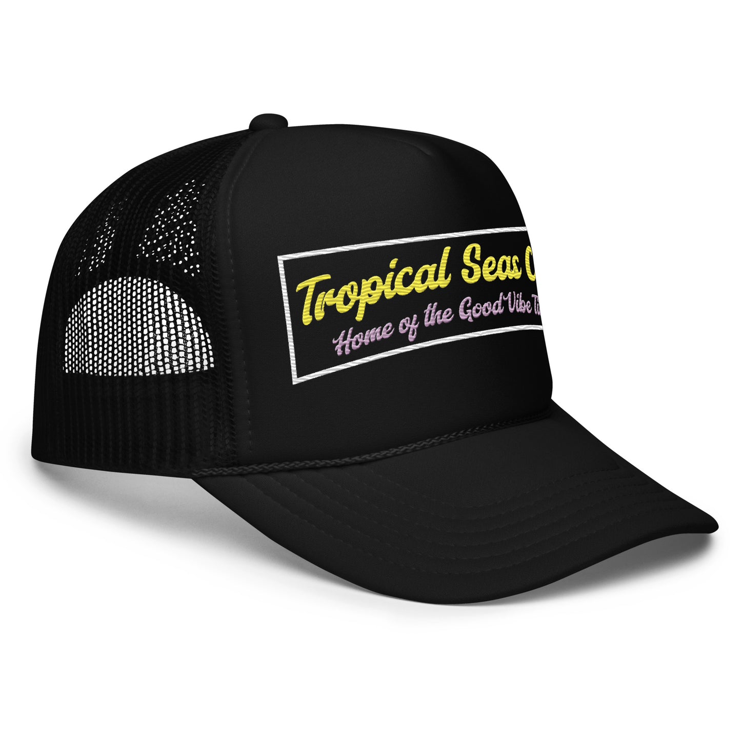 Foam Bubbly Beach Trucker Hat - Sustainable Foam Trucker Hat from Tropical Seas Clothing