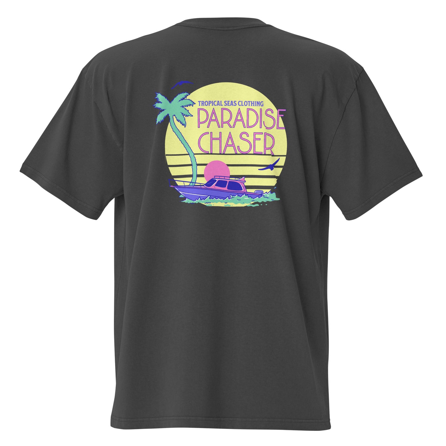 Oversized Paradise Chaser faded t-shirt - Sustainable T-shirt from Tropical Seas Clothing