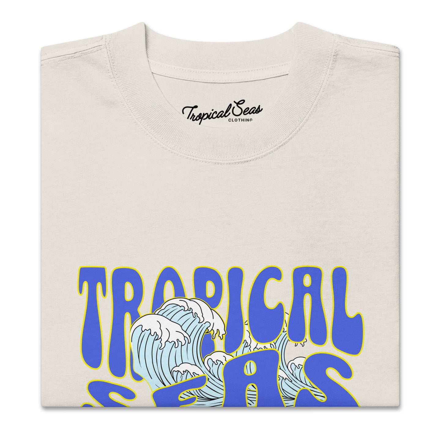 Oversized Wild Tropical Seas faded t-shirt - Sustainable T-shirt from Tropical Seas Clothing