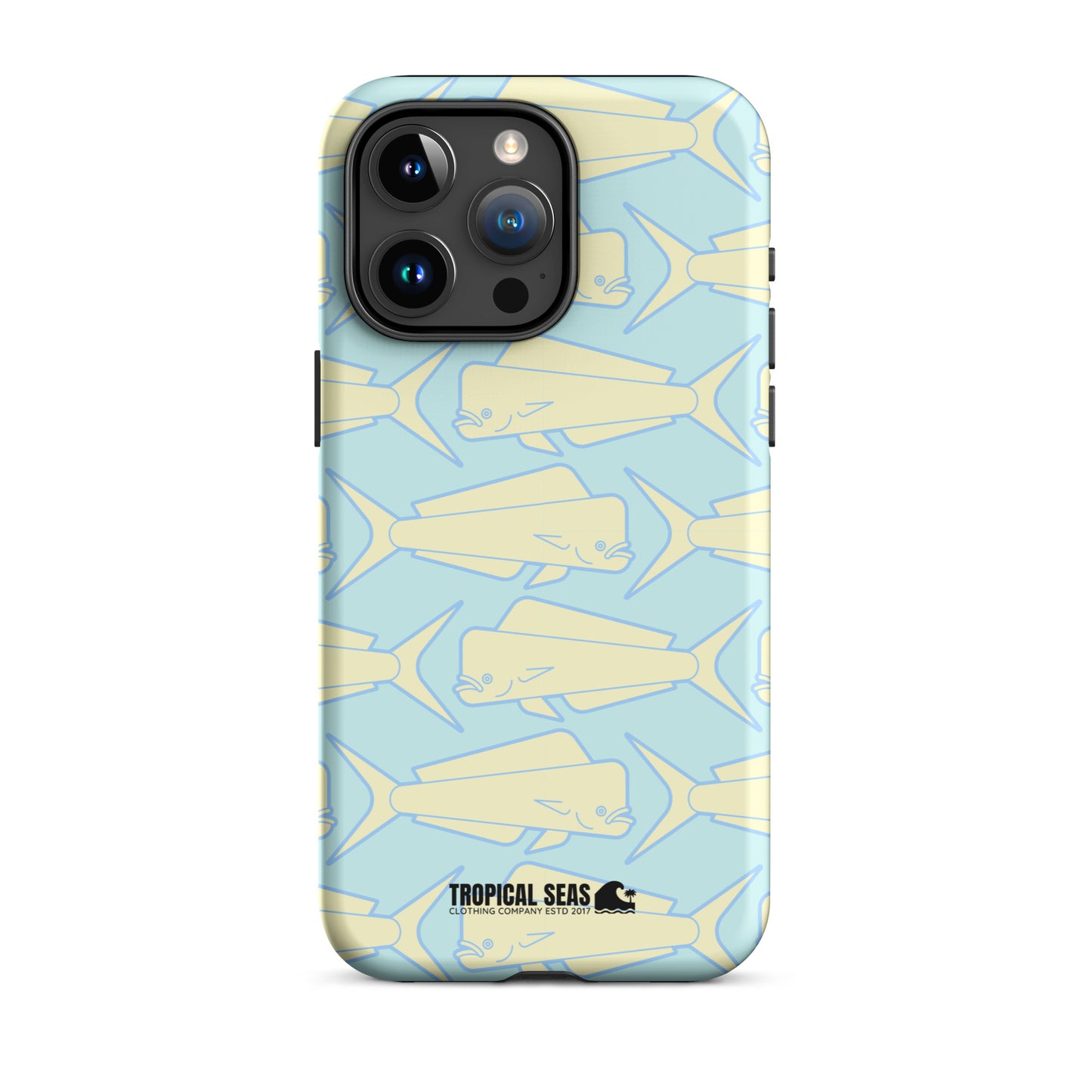 Tropical Mahi Mahi Fish Tough Case for iPhone® - Sustainable Mobile Phone Cases from Tropical Seas Clothing