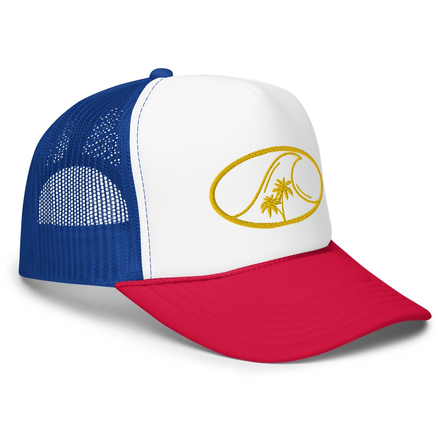 Tropical Seas Casual Foam Trucker Hat - Sustainable Hats from Tropical Seas Clothing