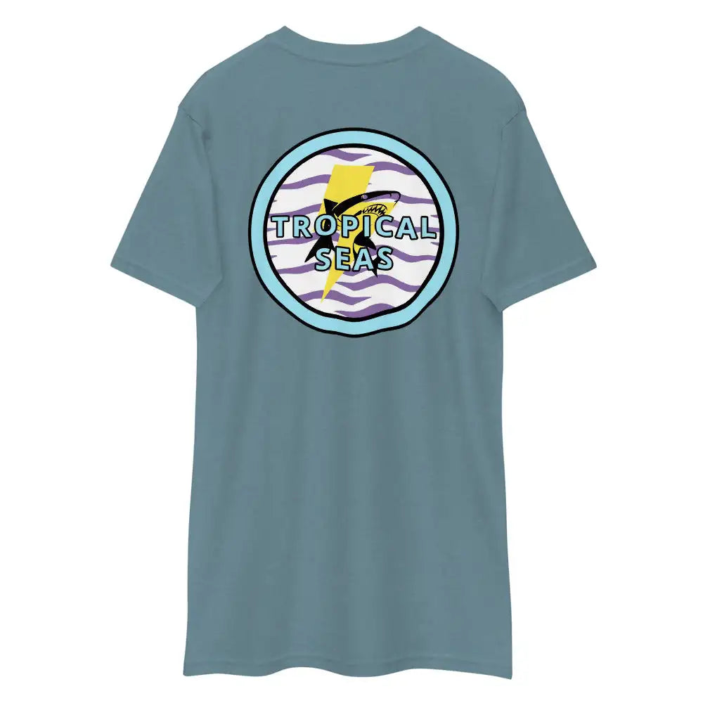 Electric Shark heavyweight tee - Sustainable Shirts & Tops from Tropical Seas Clothing