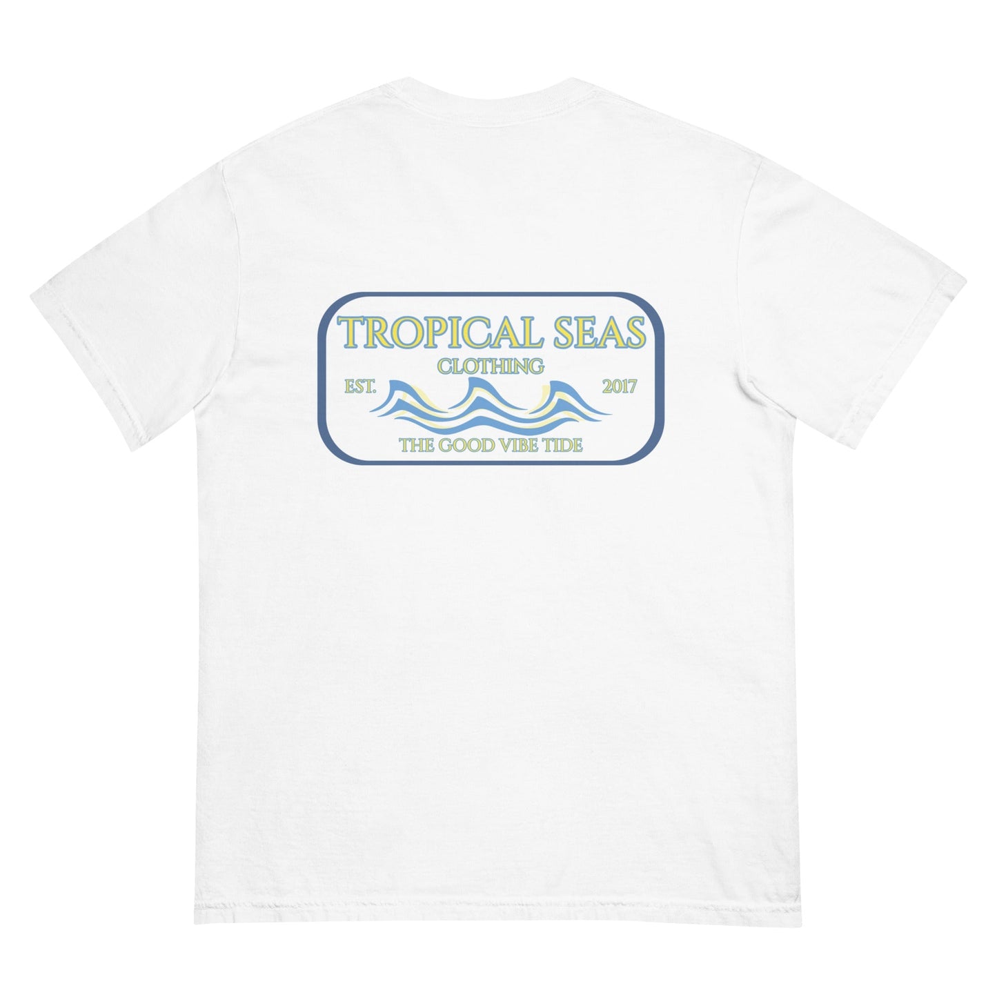 Men's Tropical Set Heavyweight T-shirt - Sustainable Shirts & Tops from Tropical Seas Clothing