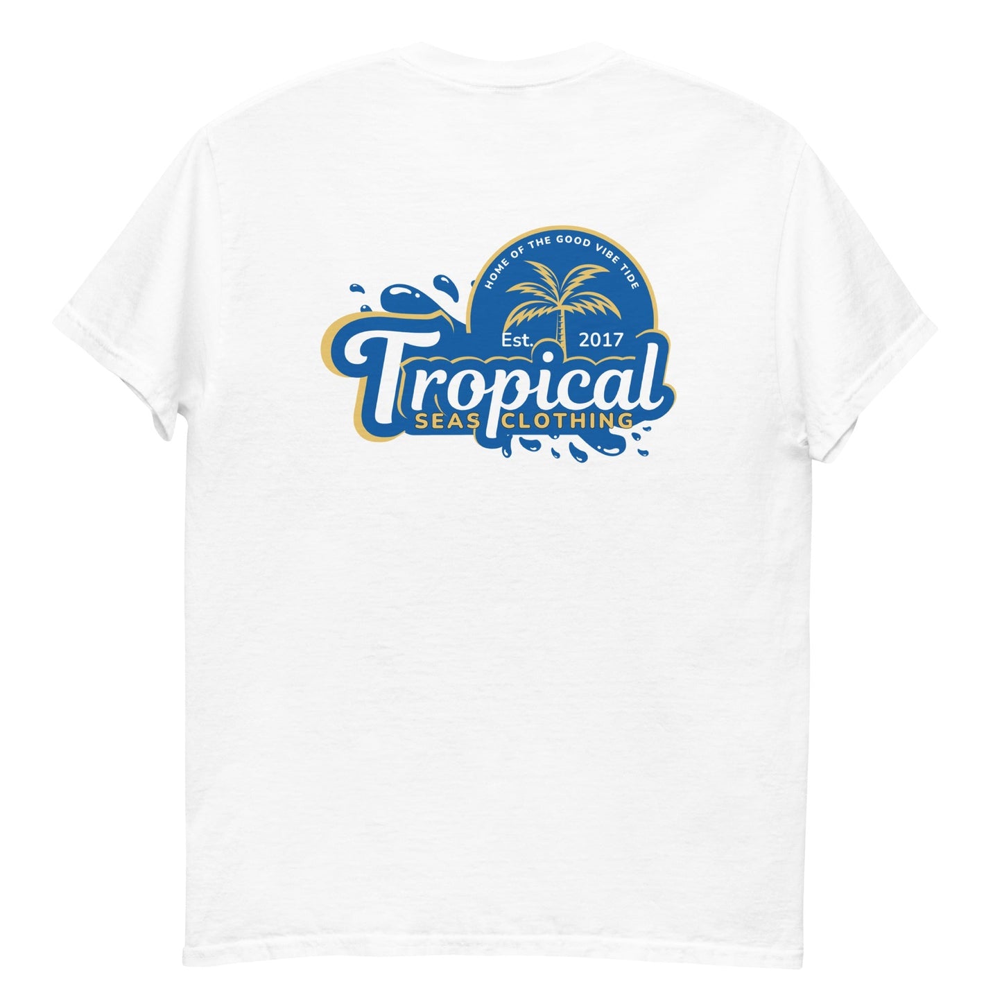 Tropical Tides Classic T-shirt : Ride the Waves of Fashion - Sustainable T-shirt from Tropical Seas Clothing