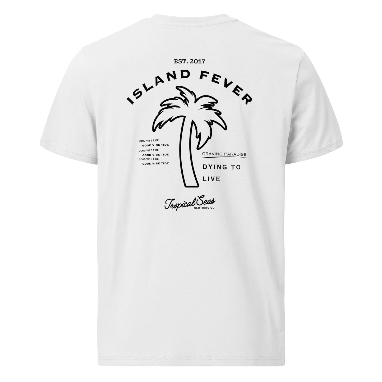 Island Fever Organic Cotton t-shirt - Sustainable T-shirt from Tropical Seas Clothing