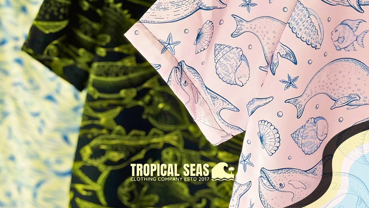 New Arrivals collection at Tropical Seas Clothing showcasing fresh, seasonal eco-friendly styles. Tropical-inspired designs with sustainable materials for conscious shoppers.