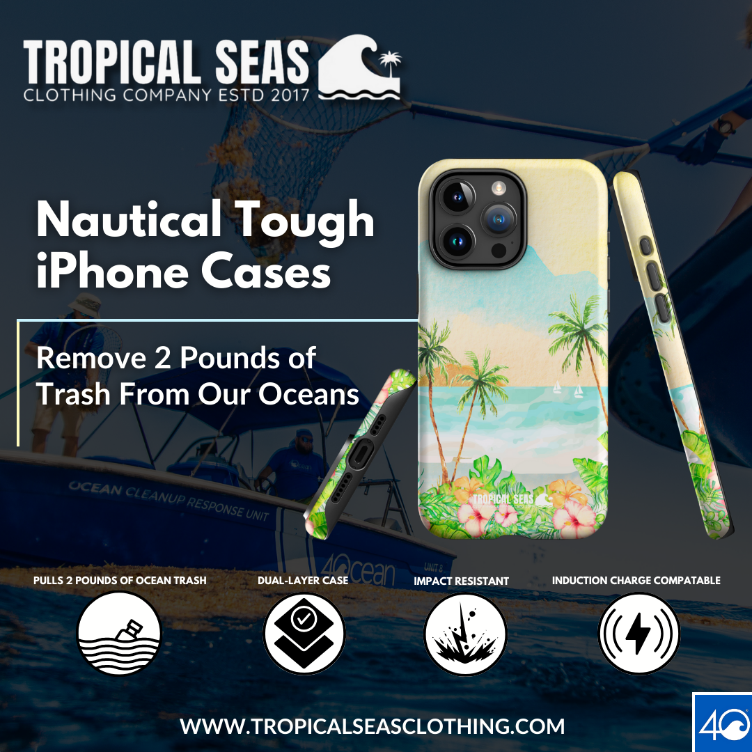 Tropical Dreaming Tough Case for iPhone® - Sustainable Mobile Phone Cases from Tropical Seas Clothing 