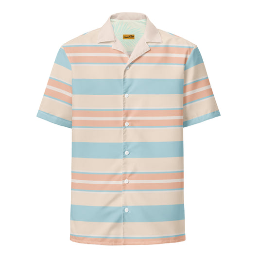 Heritage Bay Breeze Performance Button Down Camp Shirt - Sustainable Casual Beach Shirts from Tropical Seas Clothing 