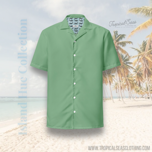 Palm Green button shirt