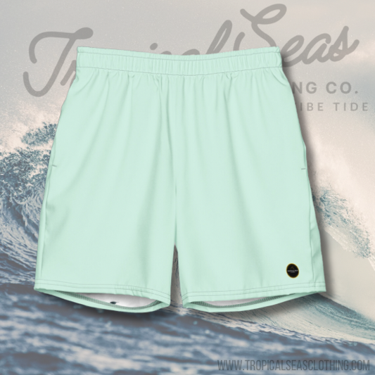 Men's Sea Green Eco Board Shorts - Tropical Seas Clothing 