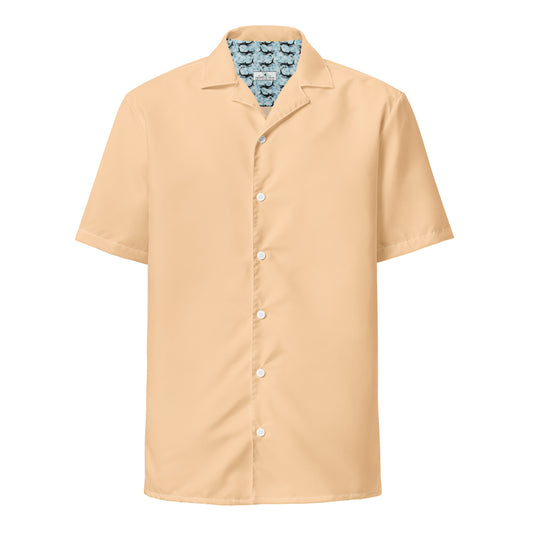 Labelless Clownfish Orange Button Down Camp Shirt - Tropical Seas Clothing 