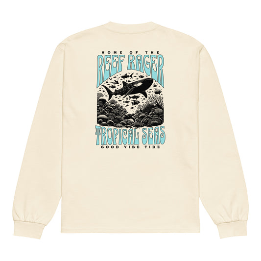 Premium Reef Rager Heavyweight Long Sleeve Shirt - Sustainable Long Sleeve Shirts from Tropical Seas Clothing 