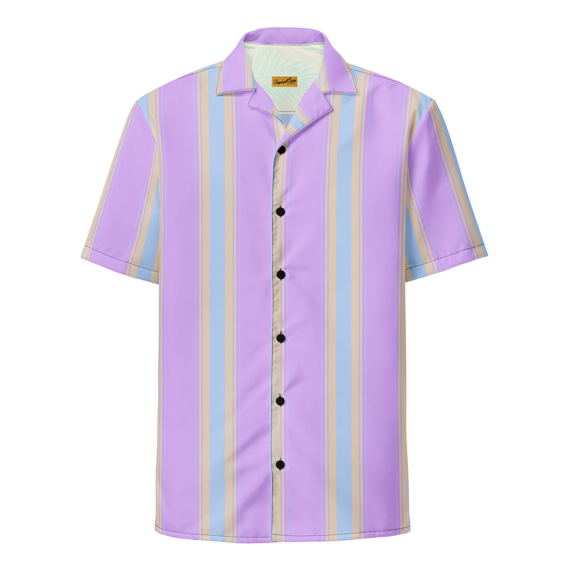 Tropical Aristocracy Performance Button Down Camp Shirt - Sustainable Casual Beach Shirts from Tropical Seas Clothing