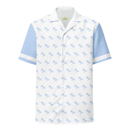 Tropical Blizzard Hawaiian Button Down Shirt - Sustainable Casual Beach Shirts from Tropical Seas Clothing 