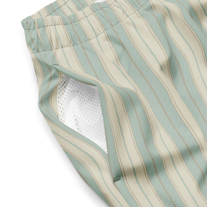 Men's Vintage Yacht Haven swim trunks - Sustainable Swimwear from Tropical Seas Clothing 