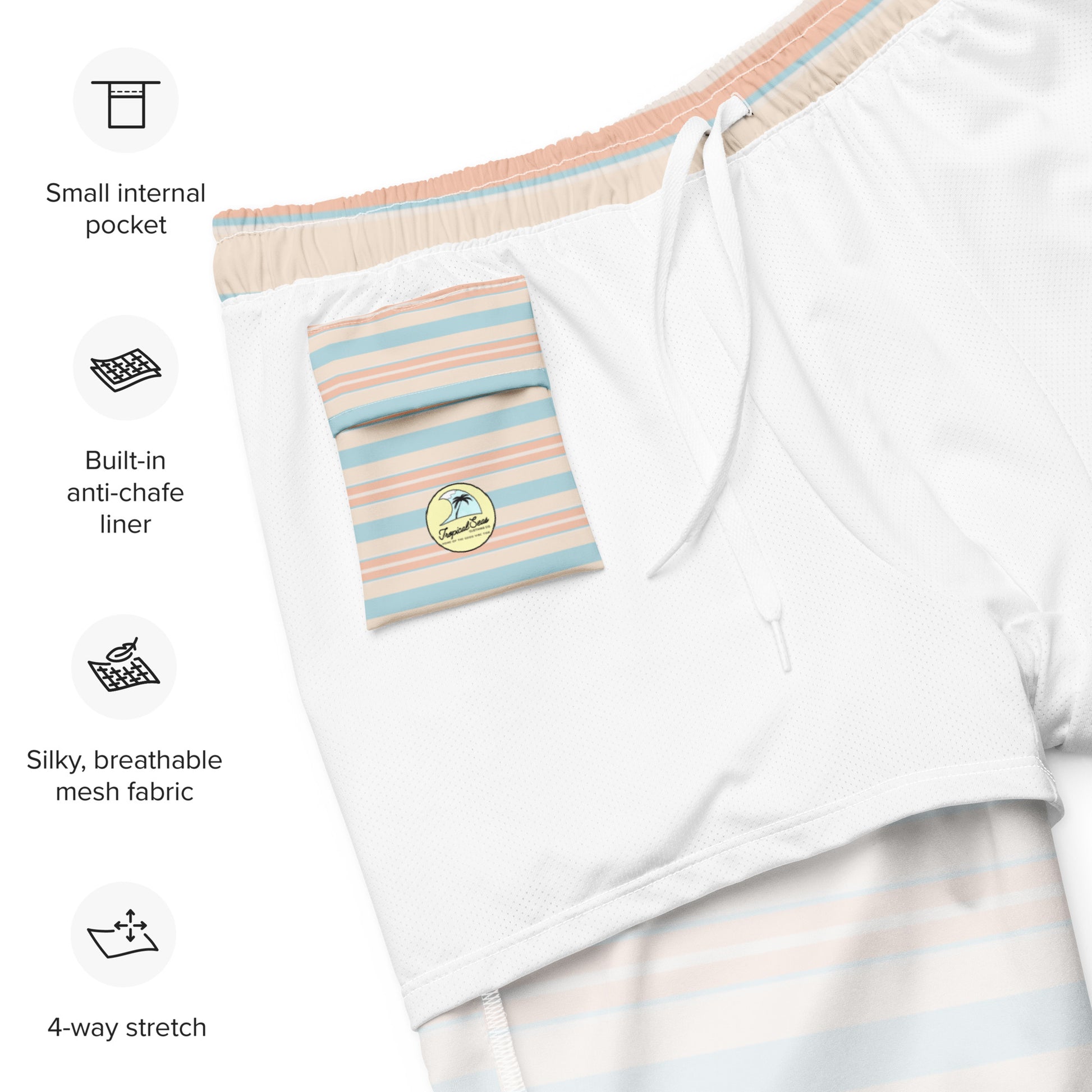 Men's Heritage Bay Breeze swim trunks | Brinks Island Collection - Tropical Seas Clothing 