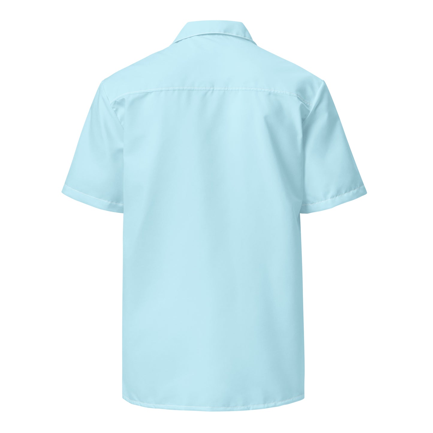 Bahama Water Blue button shirt - Tropical Seas Clothing 