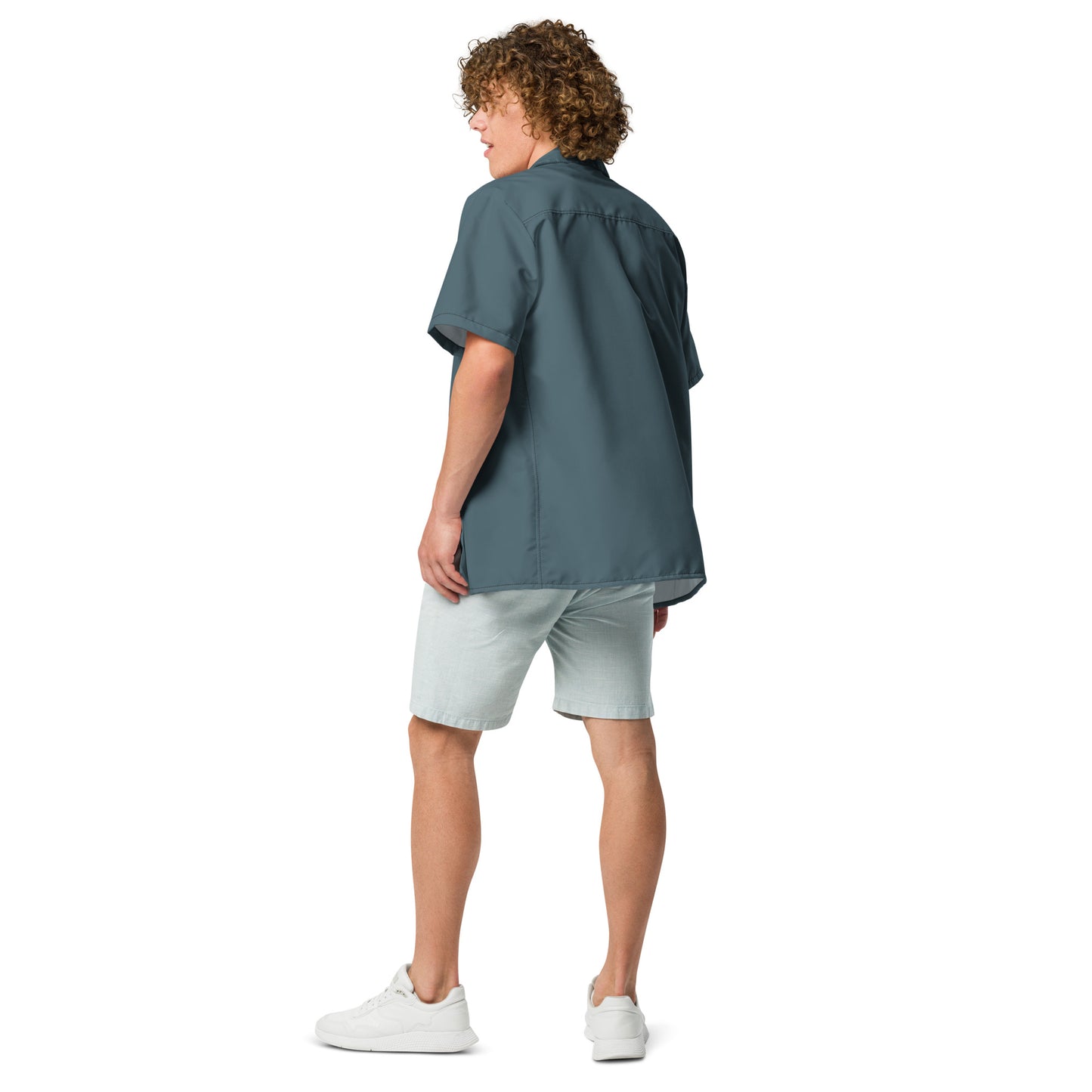 Storm Blue button shirt - Tropical Seas Clothing 