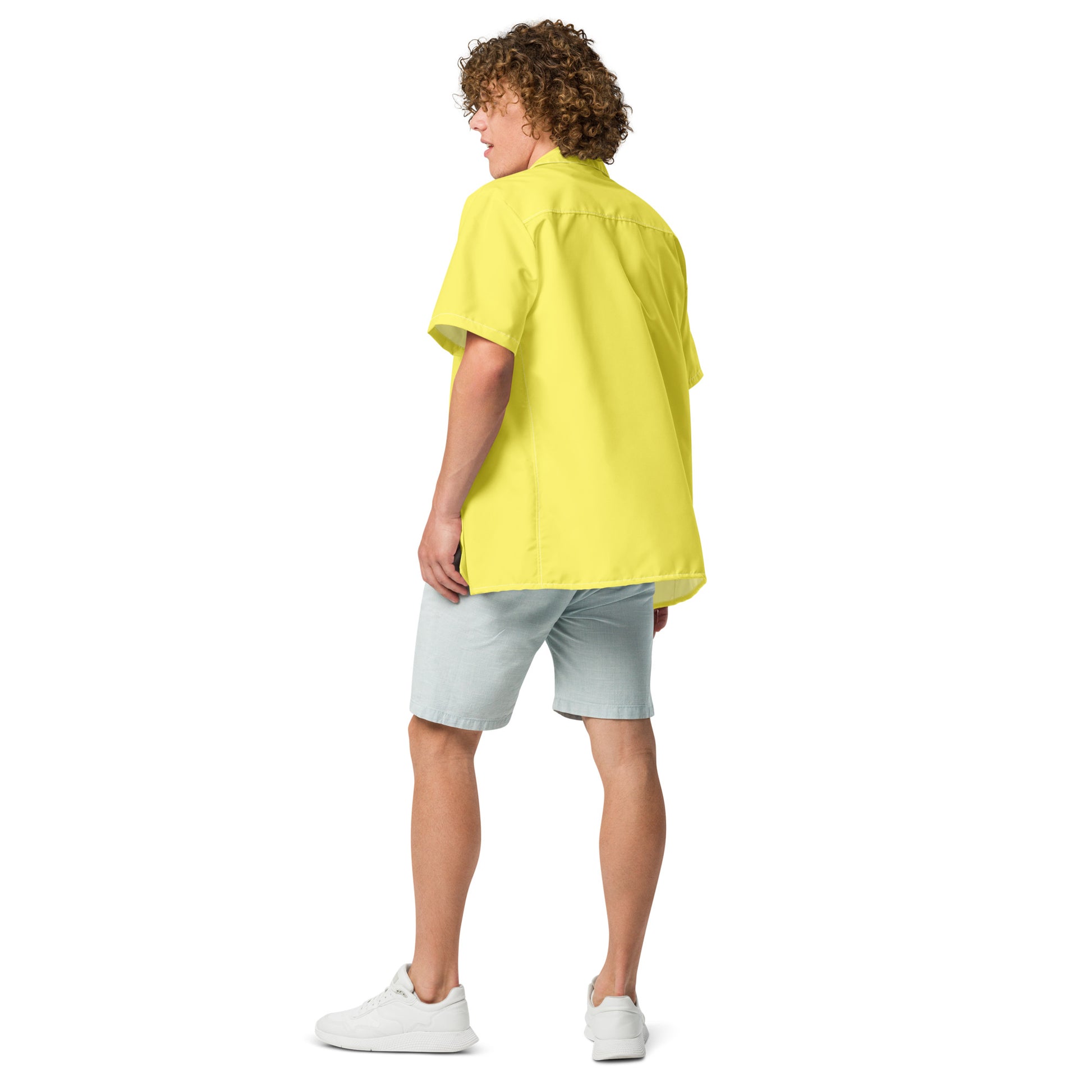 Banana Yellow button shirt - Tropical Seas Clothing 