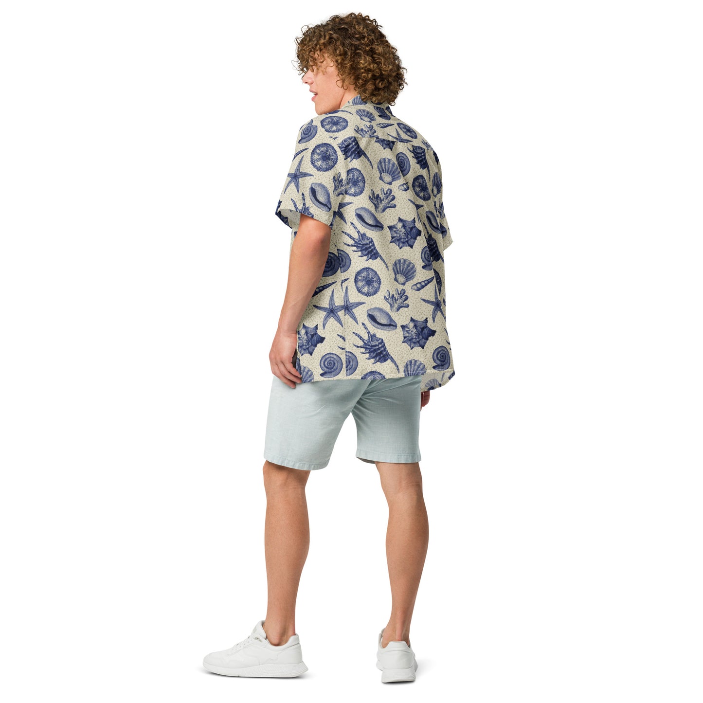 Vintage Beach Shell button shirt - Tropical Seas Clothing 