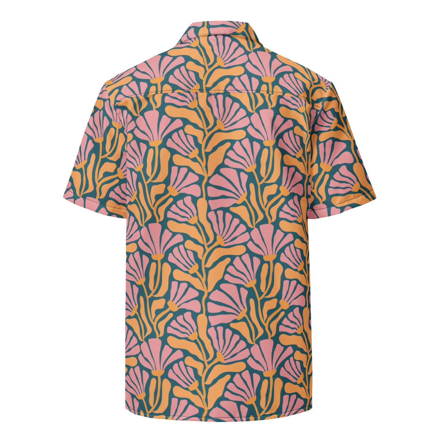 Tropic Orchid Point Button Down Hawaiian Shirt - Coastal Summer 2024 Collection - Tropical Seas Clothing 