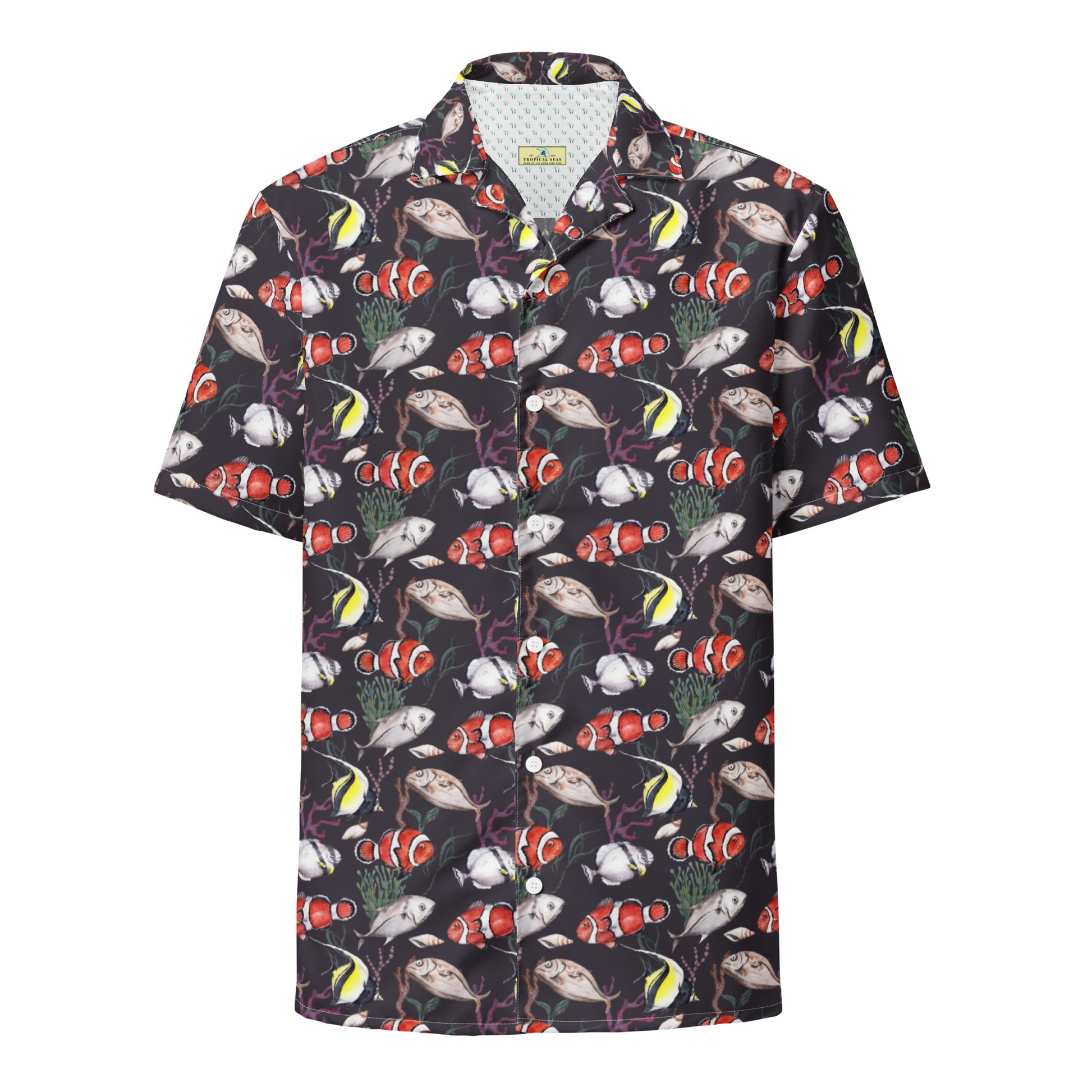 IslandLux Vacation Collection - Murky Reef Tropical Saltwater Fish Hawaiian  Button Shirt: Dive into Underwater Elegance! – Tropical Seas Clothing