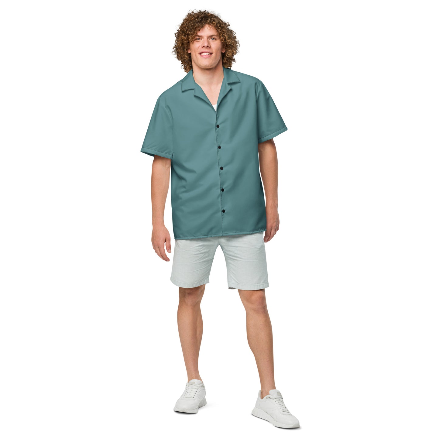 Ocean Green button shirt - Tropical Seas Clothing 