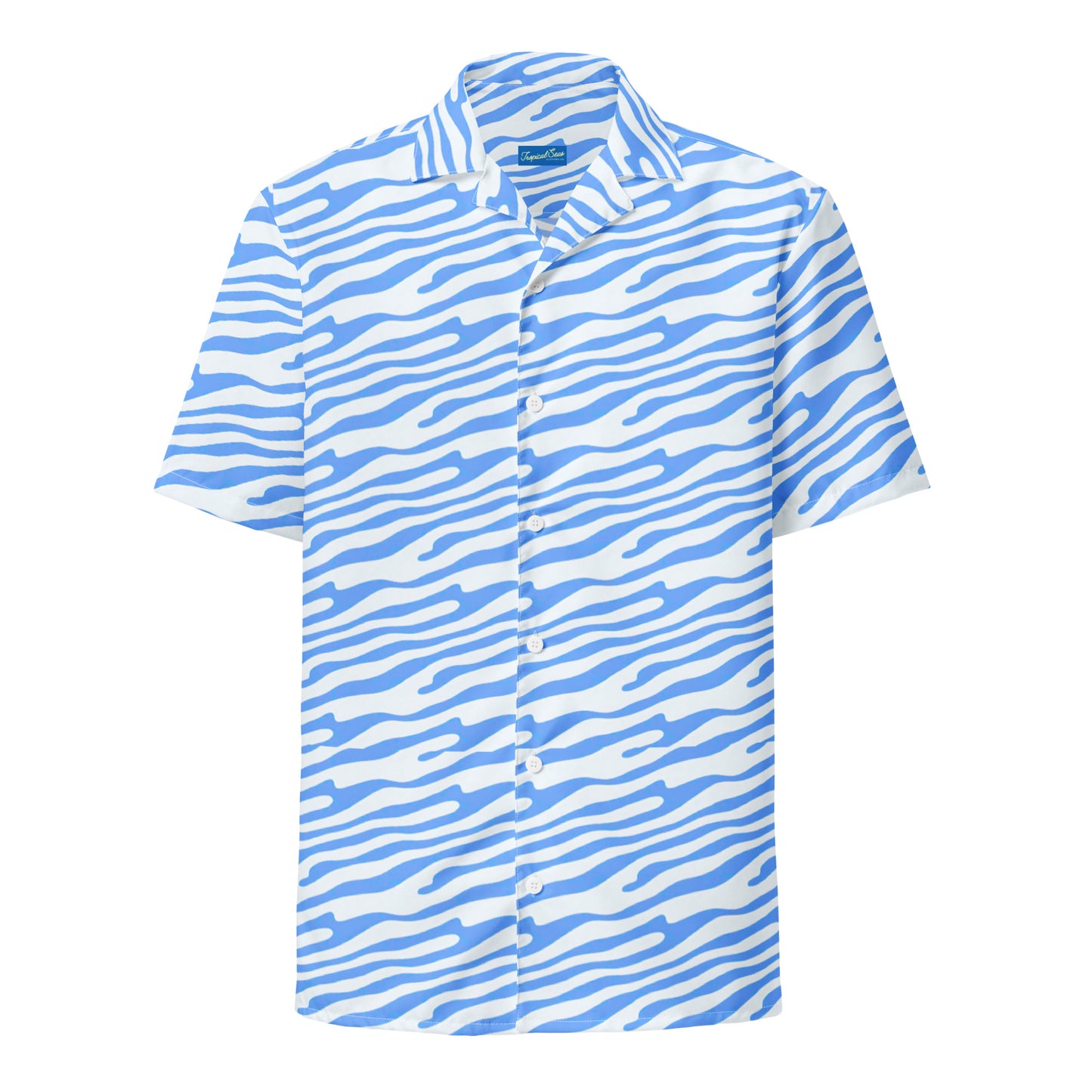 Ocean Blue button shirt - Tropical Seas Clothing 