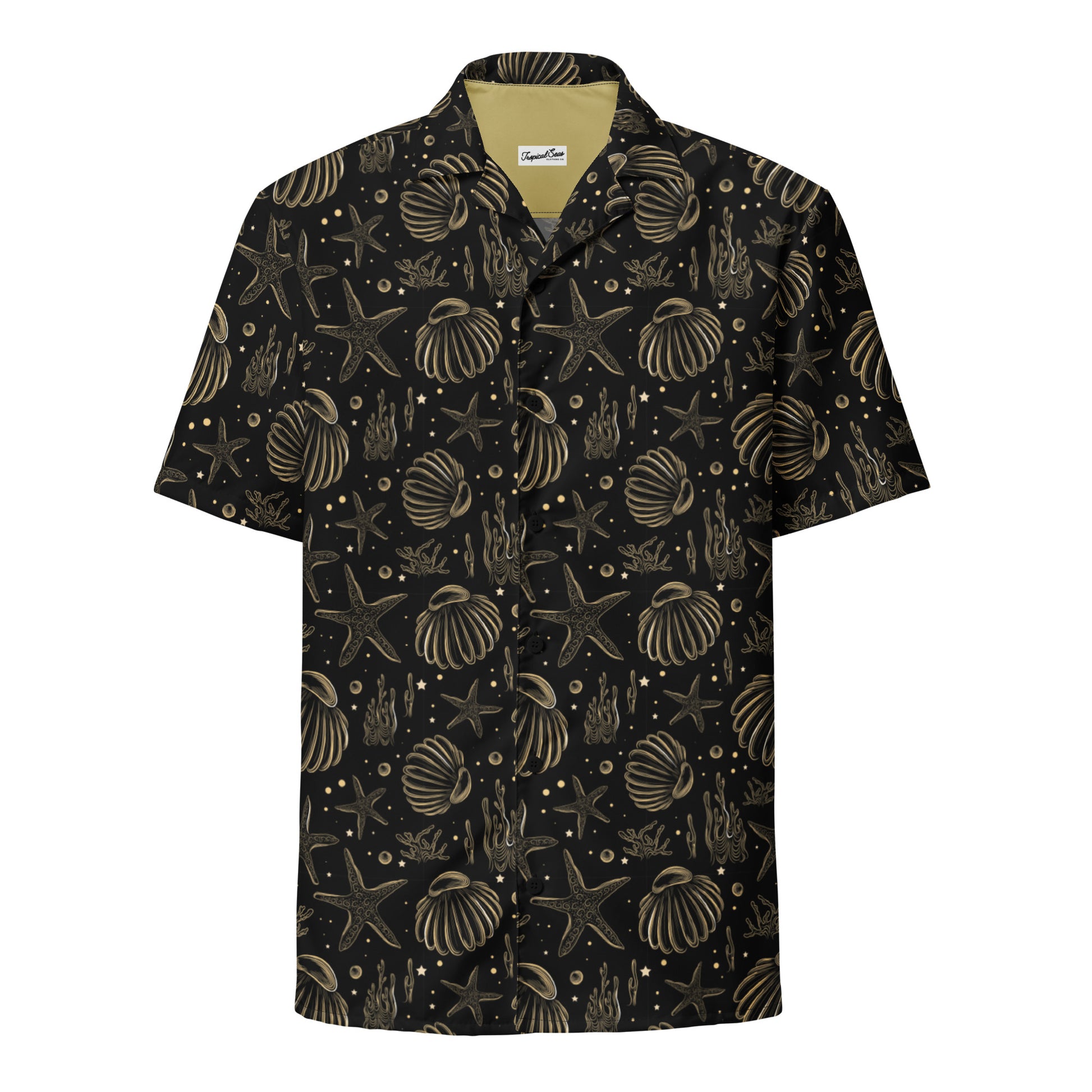 Golden Shore Hawaiian Shirt - Coastal Summer 2024 Collection