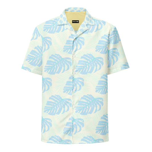 Vintage Hawaii Floral button down camp shirt - Sustainable Casual Beach Shirts from Tropical Seas Clothing 