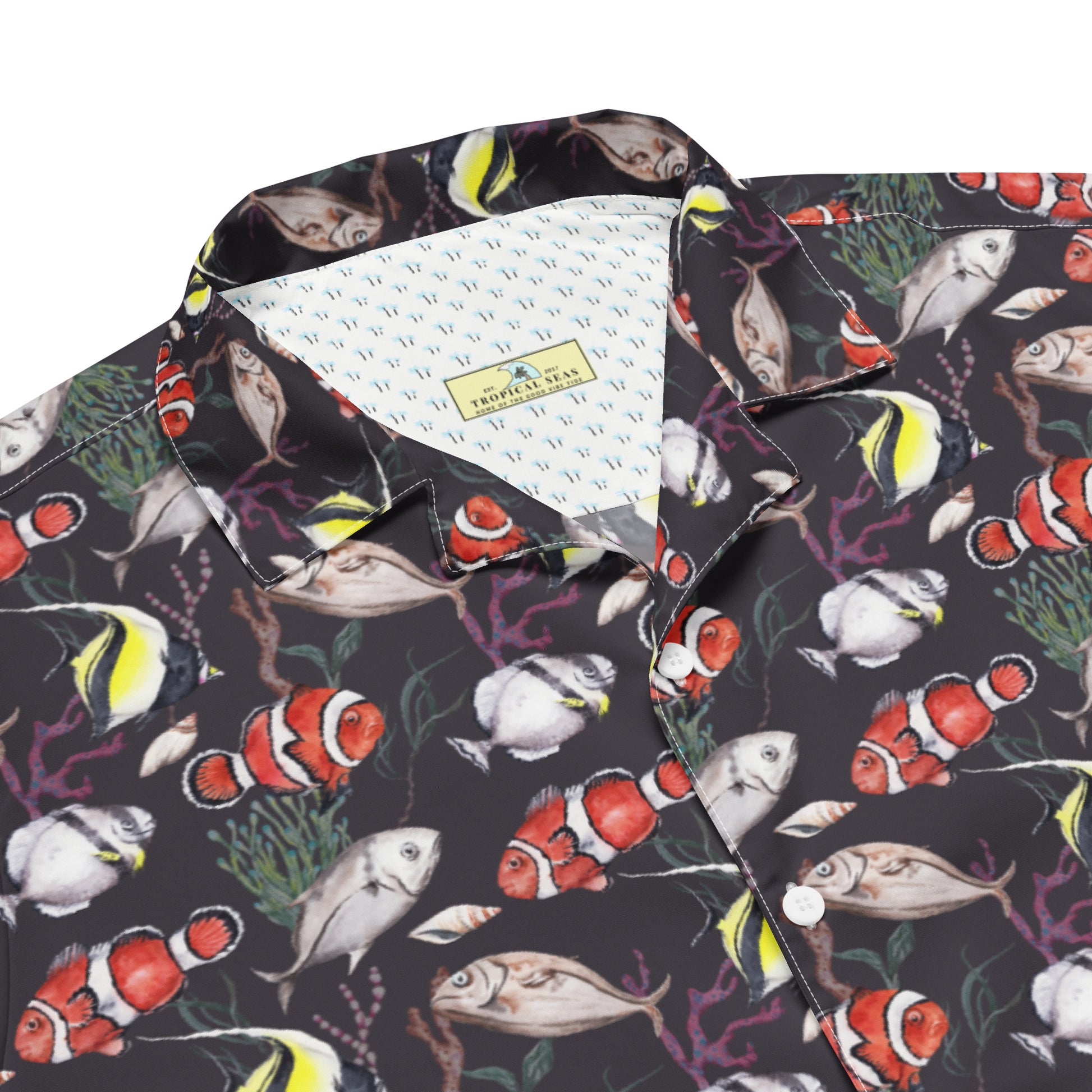 Murky Reef button shirt - Tropical Seas Clothing 