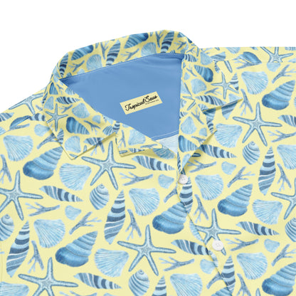 Sunny Shell button shirt - Tropical Seas Clothing 