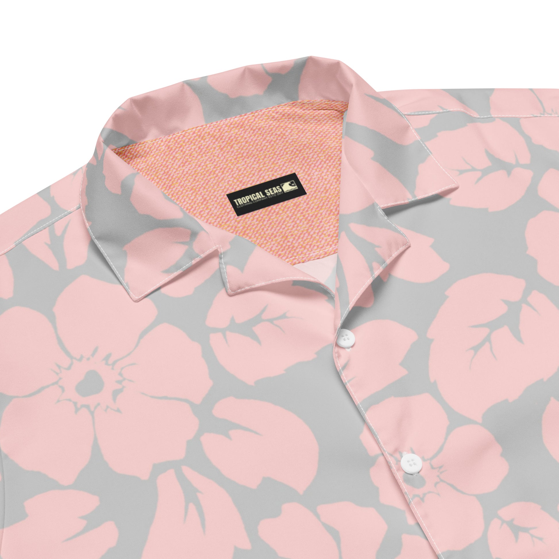 Magma Floral button down Hawaiian shirt - Sustainable Casual Beach Shirts from Tropical Seas Clothing 