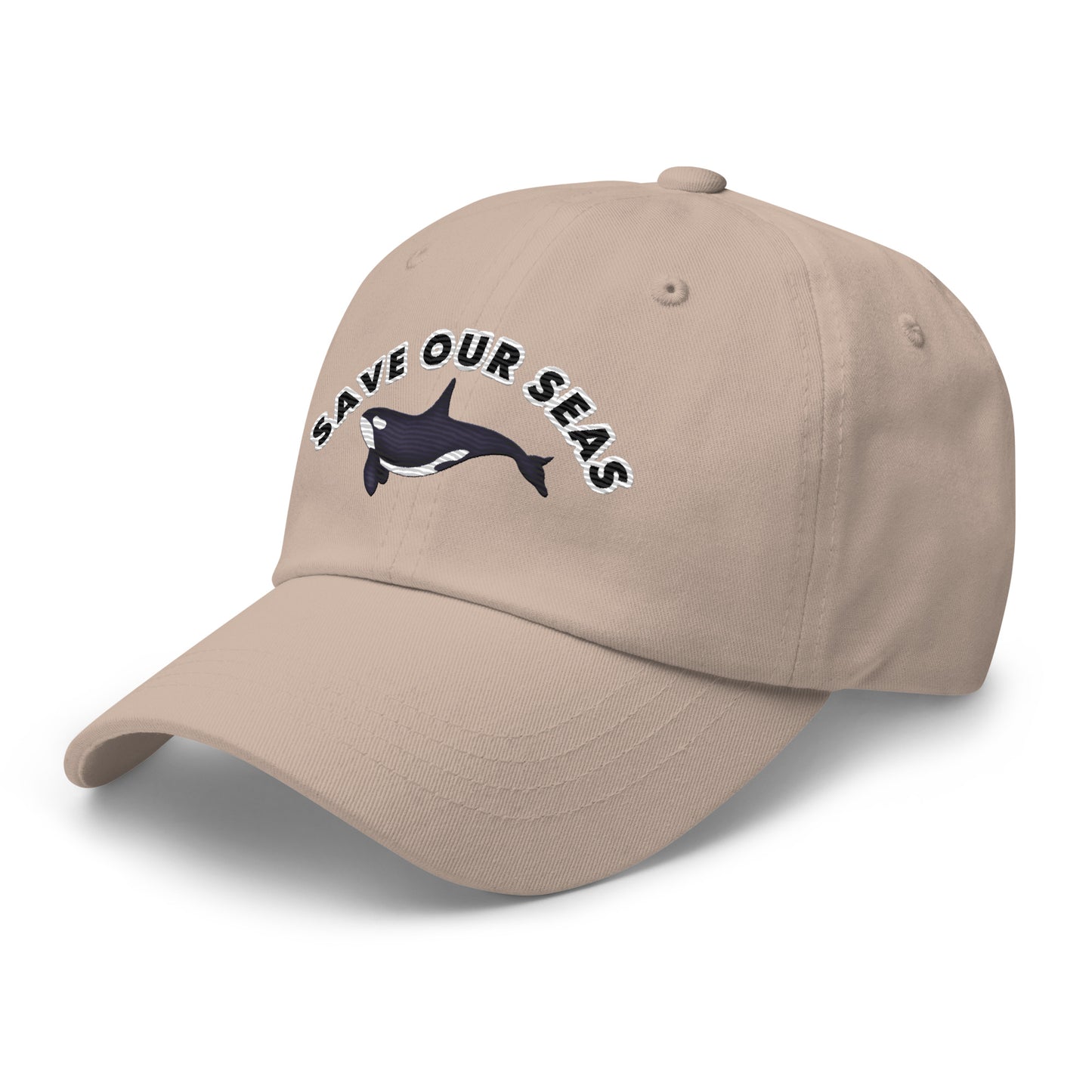 Save Our Seas Orca Dad hat: Pulls 4 pounds of ocean plastic!