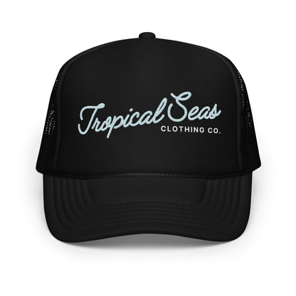 Fancy Tropical Seas Foam Trucker Hat - Tropical Seas Clothing 