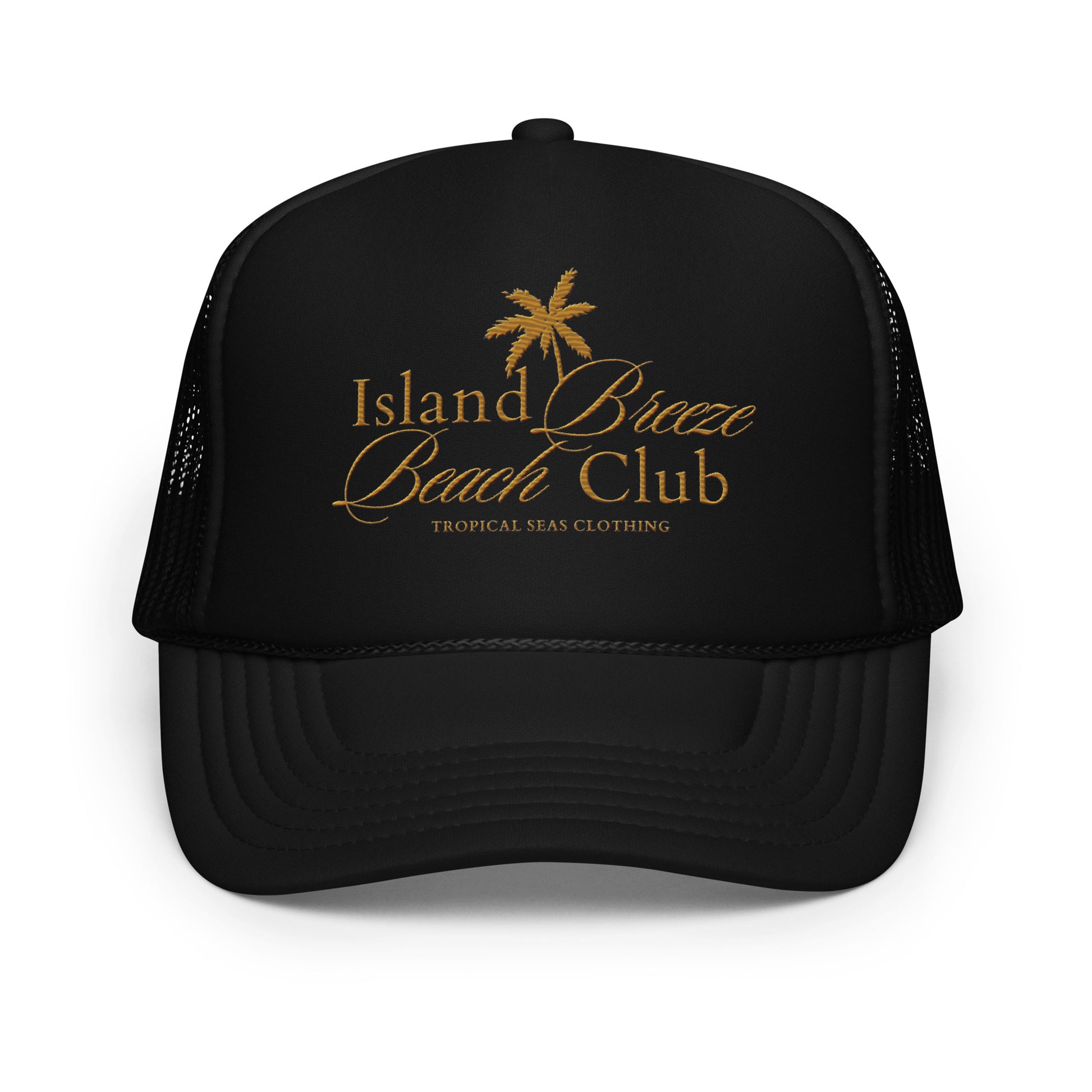 Foam Island Breeze Beach Club trucker hat - Sustainable Hats from Tropical Seas Clothing 