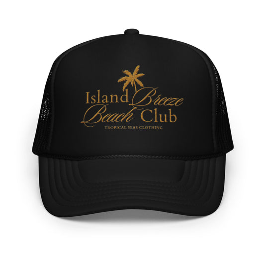 Foam Island Breeze Beach Club trucker hat