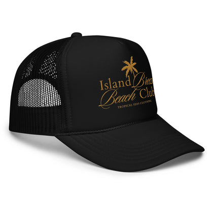 Foam Island Breeze Beach Club trucker hat - Sustainable Hats from Tropical Seas Clothing 