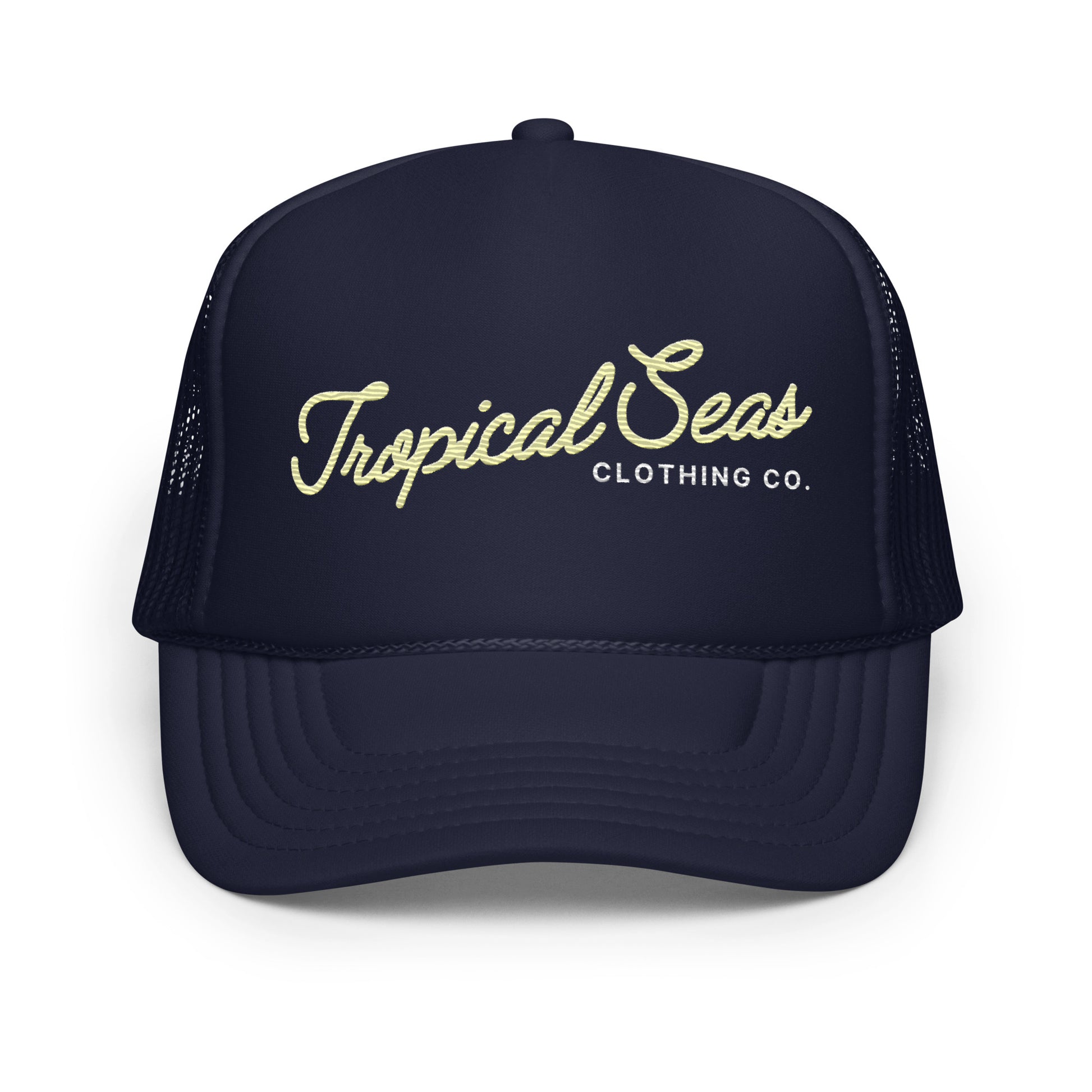 Fancy Tropical Seas Foam Trucker Hat - Tropical Seas Clothing 