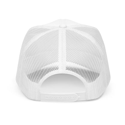 Foam Great White Breach Trucker Hat - Sustainable Hats from Tropical Seas Clothing 