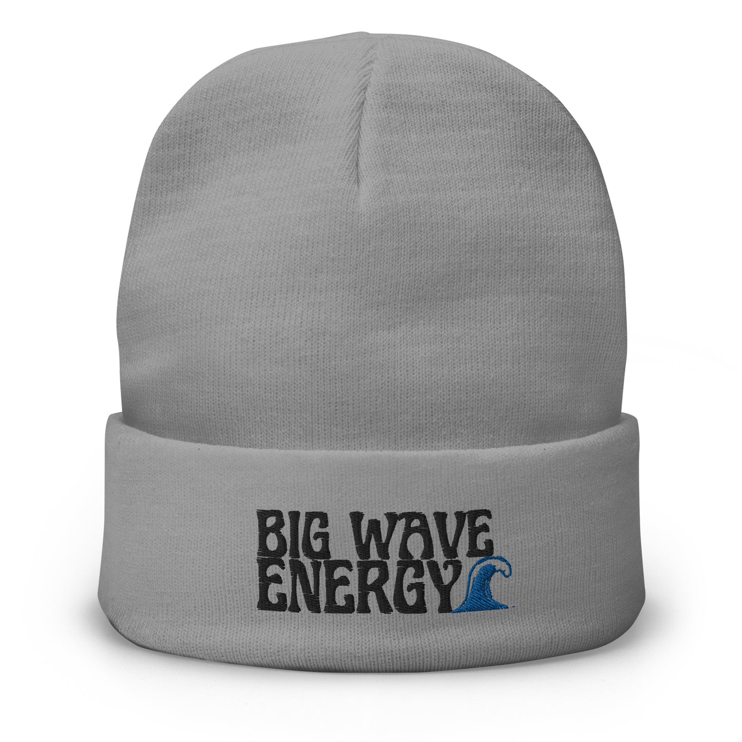Big Wave Energy Embroidered Beanie - Tropical Seas Clothing 