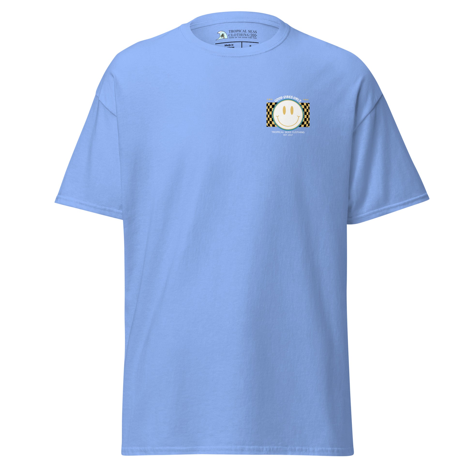 Men's Good Vibes Smiley Face classic tee - Tropical Seas Clothing 