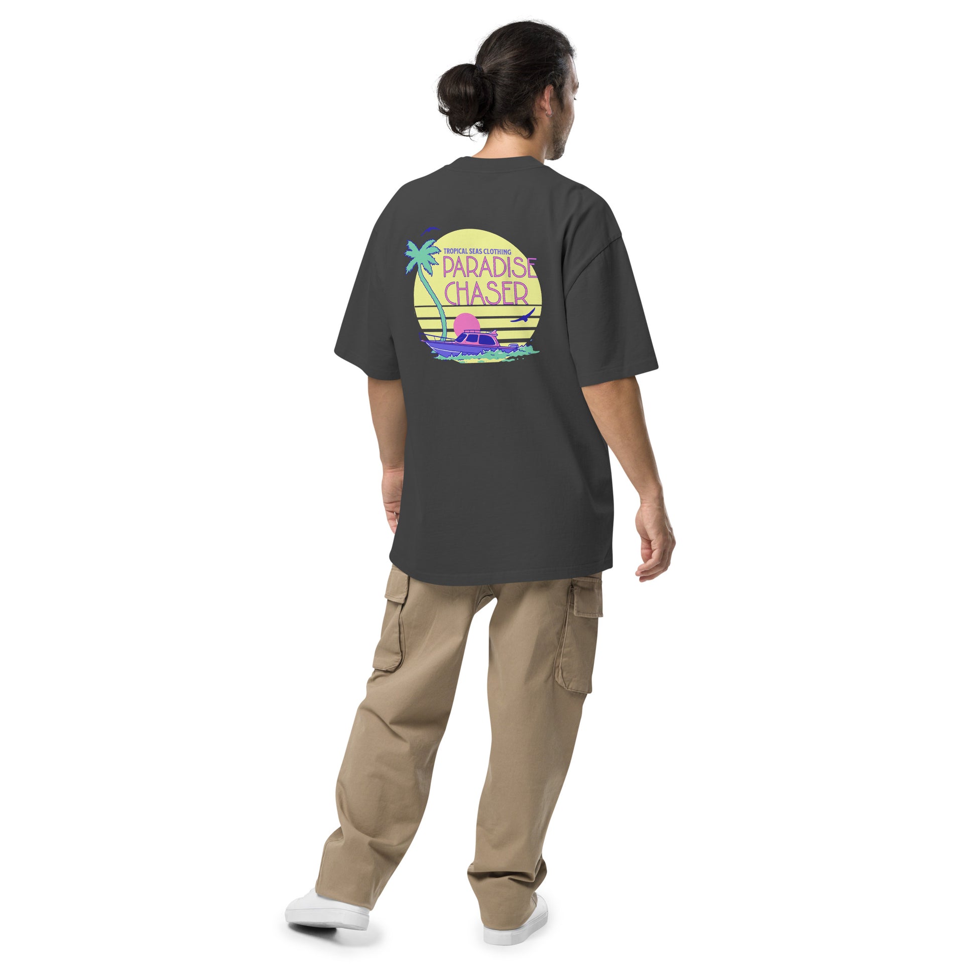 Oversized Paradise Chaser faded t-shirt - Tropical Seas Clothing 