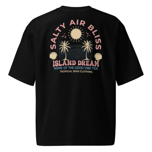 Salty Air Bliss Oversized Heavyweight T-Shirt – Premium Island-Inspired Streetwear Essential - Sustainable Heavyweight T-shirt from Tropical Seas Clothing