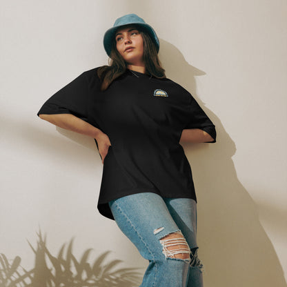 Oversized Enjoy The Ride Heavyweight T-Shirt – Urban Streetwear Essential - Sustainable Heavyweight T-shirt from Tropical Seas Clothing 