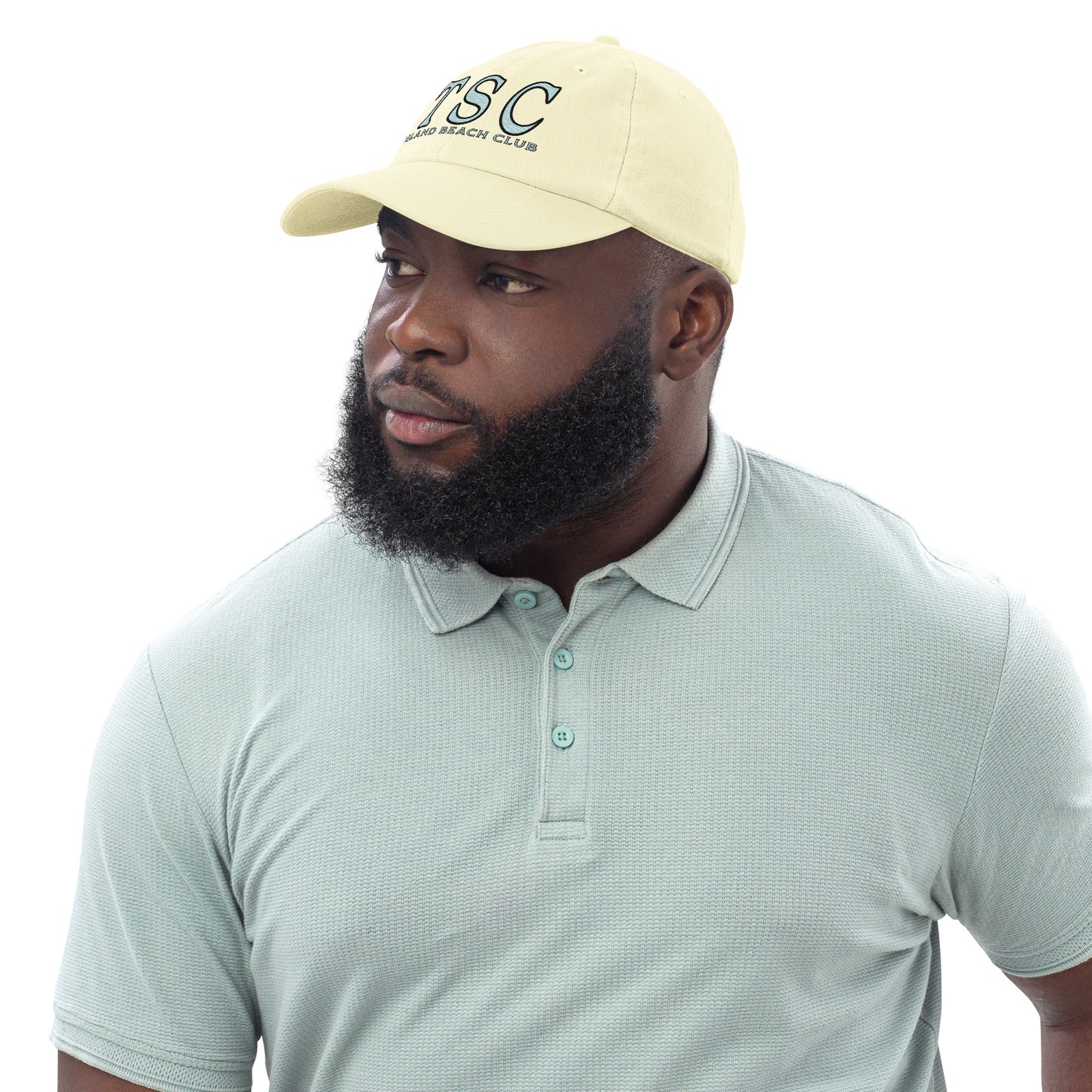 TSC Beach Club Pastel baseball hat - Sustainable Hats from Tropical Seas Clothing 